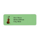Search for violin return address labels Musician