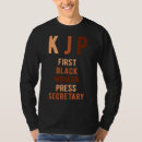 Search for press secretary tshirts Black