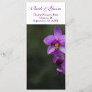 Search for orchid wedding programs Order of ceremony