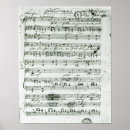 Search for musical score posters Handwriting