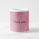 Search for large red heart mugs Pink