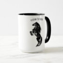 Search for horse drawing mugs Black