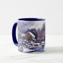 Search for winter village scene mugs Landscape