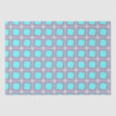 Search for geometric pattern tissue paper Turquoise