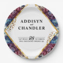 Search for navy and burgundy paper plates Gold