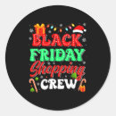 Search for funny friday stickers Christmas black