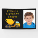 Search for construction birthday banners Yellow