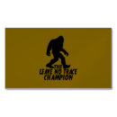 Search for bigfoot business cards Squatchy