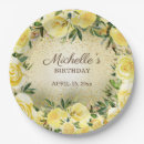 Search for yellow rose paper plates Elegant