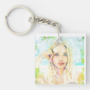 Search for blonde square key rings Woman