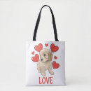 Search for loves tote bags Dog lover