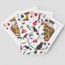 Search for bird playing cards Black