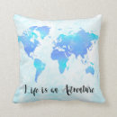Search for world map cushions Travel