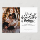 Search for our adventure begins invitations Modern