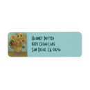 Search for van gogh art return address labels Post impressionism