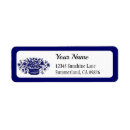 Search for flower basket return address labels Vintage
