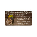 Search for garden lights return address labels Rustic
