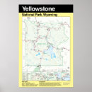 Search for national park map art Wyoming