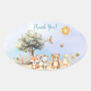 Search for whimsical animal stickers Woodland