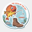 Search for funny fish stickers Outdoors