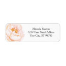 Search for pink peonies return address labels Botanical