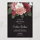 Search for red black bridal shower invitations Roses