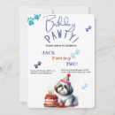 Search for shih tzu birthday invitations Puppy