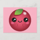 Search for kawaii fruit postcards Vegan