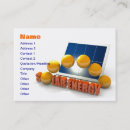 Search for solar energy business cards Green