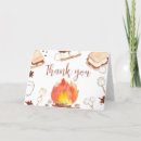 Search for camping thank you cards Smores