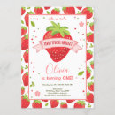 Search for picnic 1st birthday invitations Pink