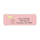 Search for baby bird return address labels Party