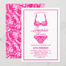 Search for lingerie shower invitations Lace