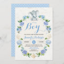 Search for elephant baby boy shower invitations Little peanut