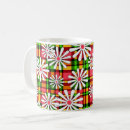 Search for green red white mugs Retro