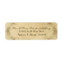 Search for parchment return address labels Swirls