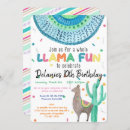 Search for llama party invitations Animal