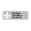 Search for fleur de lys return address labels France