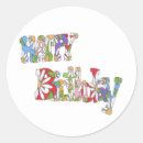 Search for rainbow happy birthday stickers For her