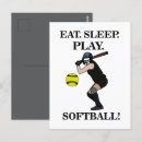 Search for softball coach postcards Fan