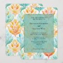 Search for tangerine wedding invitations Floral