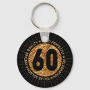 Search for happy 60th birthday key rings Anniversary