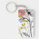 Search for watercolor flowers key rings Florals