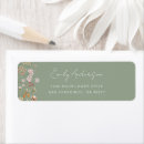Search for whimsical return address labels Garden