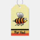 Search for bee gift tags Orange