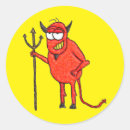 Search for demon cartoon stickers Satan