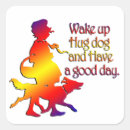 Search for wake up stickers Dog