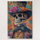 Search for day of the dead puzzles Skull