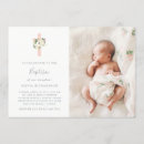 Search for white flowers christening invitations Elegant