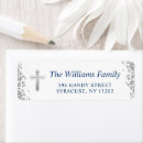 Search for silver glitter return address labels Baptism